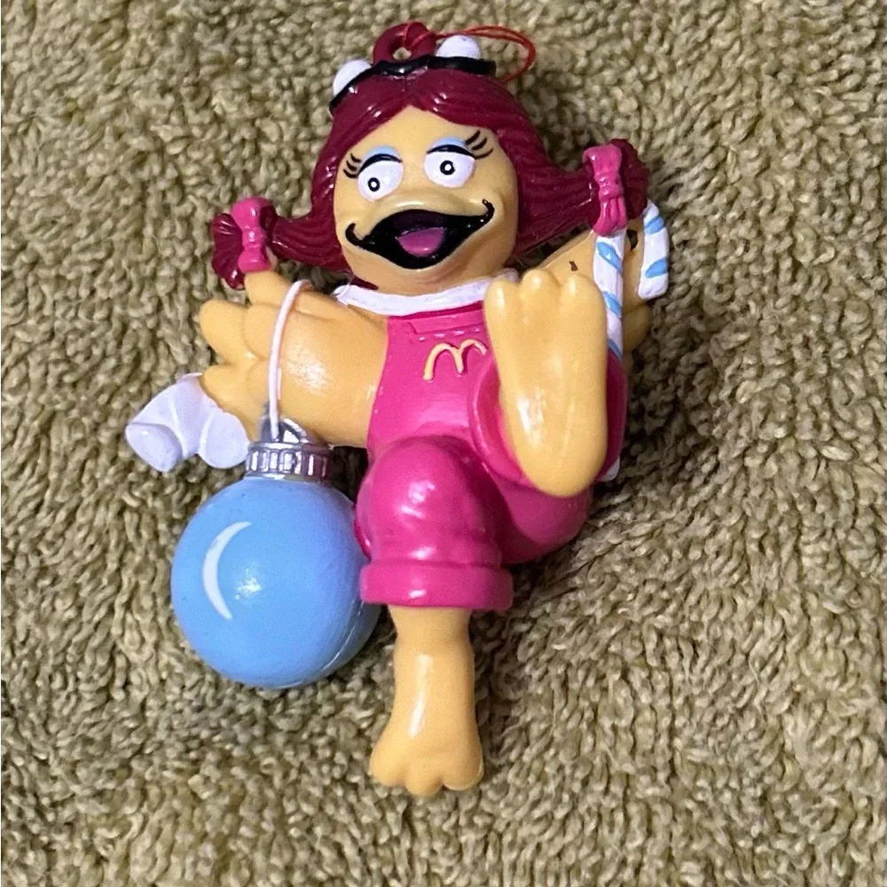 RARE Vintage MCDONALDS 4 pack Christmas Ornaments Ronald Dawn Grimace Hamburgler - Picture 8 of 10